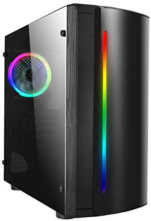 PALICOMP AMD Gaming PC RYZEN 5 5600G - B550 Chipset - WIFI - Bluetooth - 16GB RAM - 480GB SSD - 1TB HDD - NO OS - AMD RADEON Graphics - BEAM RGB