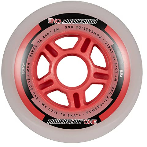 Powerslide One Complete Rollen 4er Rollenset 2018 Red