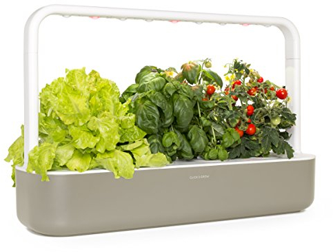Click & Grow Smart Garden, Huerto Inteligente de Interior con 9 Cápsulas de Cultivo, Iluminación y Riego Automáticos, más Fácil que el Cultivo Hidropónico
