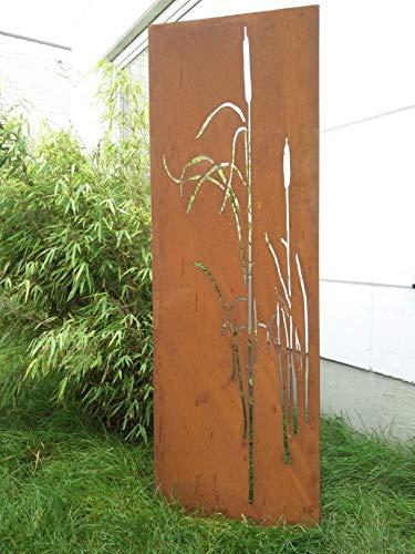 Zen Man 031477-2 Brise-Vue en métal Rouille pour Jardin 150 x 50 cm