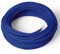 Amarcords - Cavo elettrico tessile colore BLU tondo seta 1 metro a 2 conduttori 2x075 - Filo rivestito in tessuto colorato vintage per lampade lampadari applique e abat jour.
