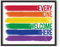 HAUS AND HUES Pride Artwork Regenbogen-Wandkunst, Gay-Pride-Dekor, Regenbogen-Poster, Regenbogen-Wanddekoration, Gay Art, Wandkunst, Gay-Pride-Schild, Gay-Schilder und Stolz-Wandkunst, ungerahmt (40,6