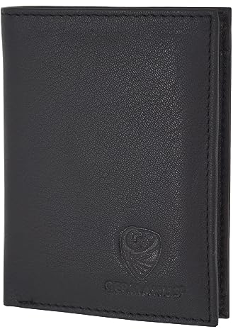 GERMANUS Portefeuille Lars le classique en cuir, Noir , Taille unique, Classique