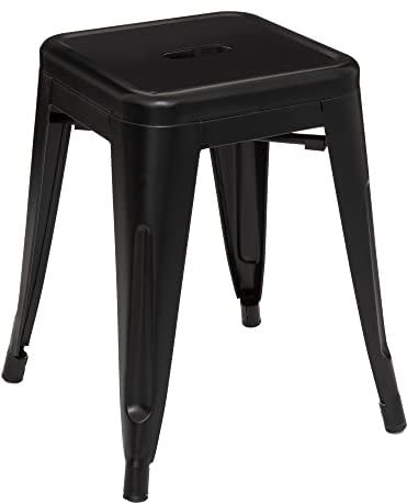 Atmosphera - Tabouret NIKO - métal - Noir