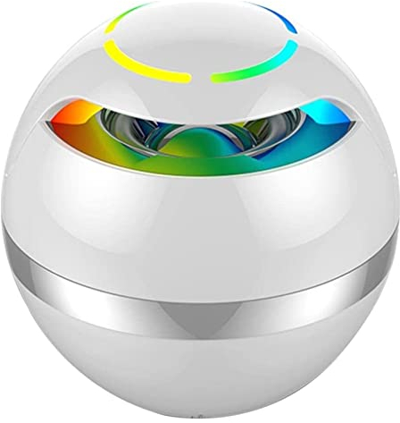 Altavoces Bluetooth inalámbricos portátiles con luz intermitente de colores Mostrar asistente inteligente AI Control de voz Compatible con tarjeta TF Jugar en casa Decoración de oficina Gadgets genial