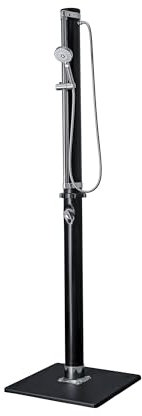 Bestway SolarFlow Außendusche 5gal/20L: übergroßer Duschkopf und Ständer, einfache Installation, einstellbare Wasserdurchfluss- und Temperaturregelung, mehrere Wassersprüheinstellungen