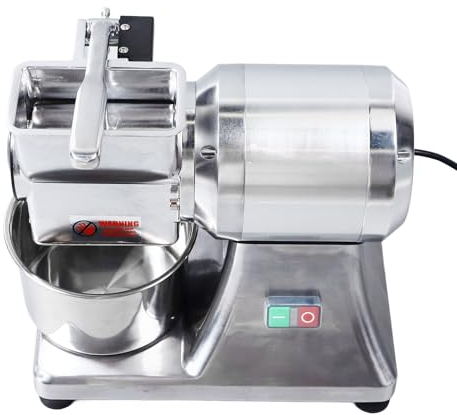 Grattugia Elettrica, 550 W Acciaio Inossidabile Affettatrice Elettrica Grande capacità Trituratore Elettrico per Formaggio Alimentare per Grattugiare il (Spina europea 220 V)