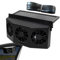 Solar Powered Fan Car - Car Ventilator Fan, Solar Car Window Fan | Car Window Exhaust Fan with 3 Outlet, Auto Window Vent Fan with 1600mah Battery, Car Window Exhaust Fan for Vehicles