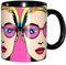 XZDCAL Pop-Art-Tasse im Hochformat, 325 ml, in Geschenkbox, klassisch, hochtemperaturbeständig und mikrowellengeeignet für vielseitigen Gebrauch.