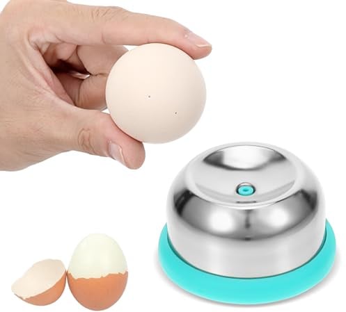 Egg Piercer with Retractable Pin, Stainless Steel Egg Poker for Hard Boiled Eggs, Great Eggshell Peeler Tool to Get Good Hard Boiled Eggs, Egg-Piercer Hole Seperater for Quick Peel Anti-Burst