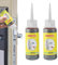 2 Pièces Lubrifiant Graphite, 60ml Poudre Lubrifiante Pour Cylindre De Serrure Avec Graphite, Poudre De Graphite Pour Serrures De Porte, Lubrifiant Graphite Polyvalent Pour Clés Multifonctions