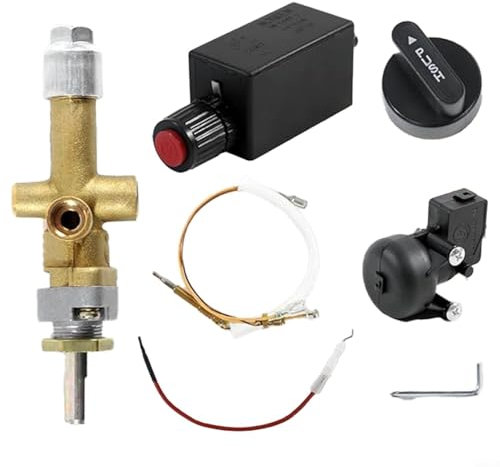Patio Gasheizung Ersatzteile, Sicherheitsventil aus Messing für Hauptsteuerung, Gasheizung, Pilotbrenner, Thermoelement, Zündkomponenten, Pilotenmontage-Set, Gartenmöbel Zubehör