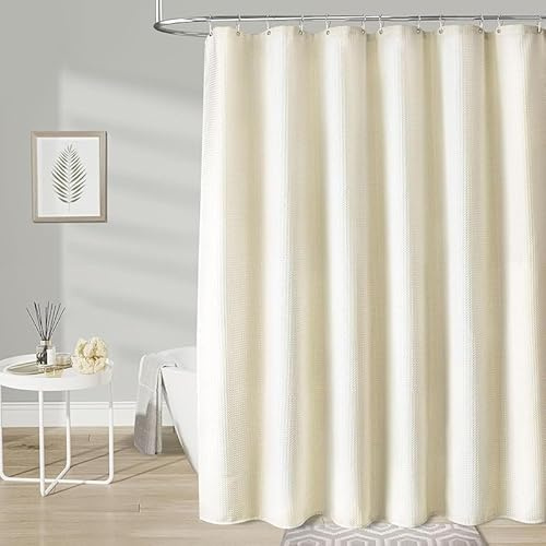 UUDIHO Entrepôt Local - Rideau de Douche de Luxe pour hôtel (1 Panneau) - Rideau de Bain lesté de Haute qualité et résistant,(133 x 220 cm (L x H) / Rideaux de Baignoire)