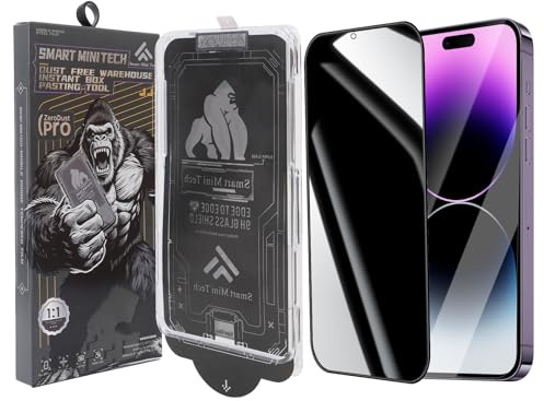 Privacy Screen Protector-iPhone17Pro Max Anti Spy Tempered Glass 2 Pack Full Coverage Curved Edge Easy Installation Kit 9H Hardness Clear Display Bubble Free Case Friendly Phone Guard Shield Film 2026