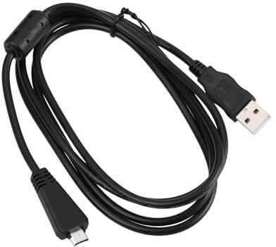 eMagTech 1x Cable de Carga de Datos para Cámara Digital USB VMC-MD3 con Núcleo de Ferrita Compatible con Sony Cyber-Shot de 1,5 M