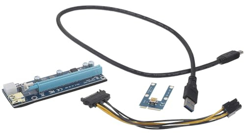 TINEASUR Gpu Grafikkarten Adapter Kabel für Laptop Externe Pci e X16 Grafikkarte mit 60cm USB Kabel PCB Elektronik Verbessert Grafikleistung und Verbindet Externe Monitore