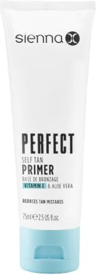 Sienna X Perfect Self Tan Primer. Prep For A Flawless And Even Tan. Works With Mousse, Lotion, Mist For Perfect Results Every Time. Vegan, Quick Dry For Face And Body.