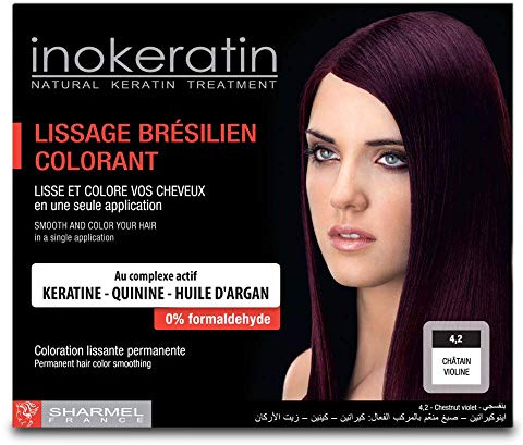 COLORATION DE CHEVEUX - BOOSTER DE LISSAGE - LISSE EXTRÊME - 4,2 châtain violine