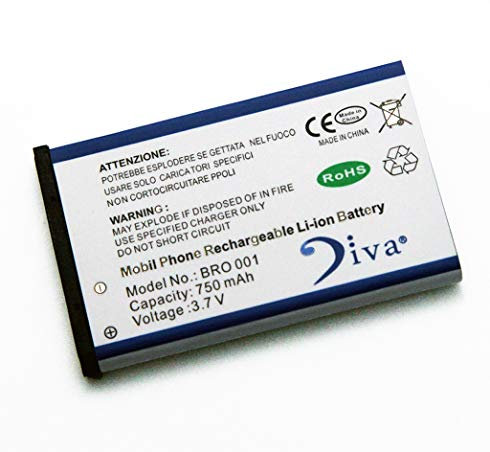 DIVASHOP Batteria Compatibile per BRONDI President/Amico Simply/Amico Sicuro+ / Amico Unico/Amico King