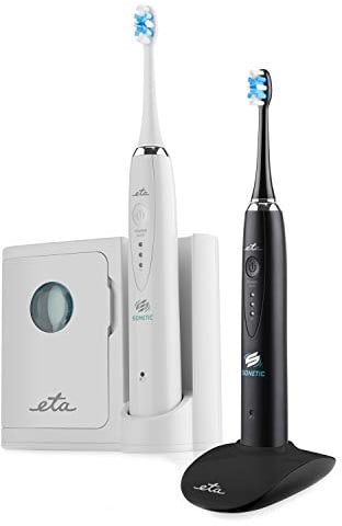 ETA Mundhygiene Set Sonetic, 2x Schallzahnbürste (schwarz, weiß)
