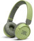 JBL Jr310BT Kabellose Over-Ear-Kopfhörer für Kinder, Bluetooth-Kopfhörer mit Mikrofon, sicherer Klang unter 85 dB Lautstärke, 30h Akku, faltbar, bequem, leicht, weich, kalte Farben (grün)