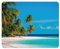 Tapis de Souris Motif Plage des Caraïbes I 24 x 19 cm I Tapis de Souris de Taille Standard I antidérapant I Vacances Voyage Paysage I avec Protection de Surface I pour Bureau et Gaming I dv947