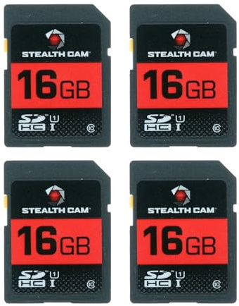 Stealth Cam 16GB SD Card (4 Pack)
