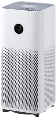 Xiaomi Smart Air Purifier 4 DE Luftreiniger (beseitigt bis zu 99,97% Tierhaare, Pollen, Staub, Viren & Aerosole: PCADR 400m³/h, FCADR 150m³/h, optimal für 48m², Touch Display, App- & Sprachsteuerung)