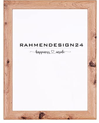 Rahmendesign24 Bilderrahmen Fiona 30x40 Eiche natur Fotorahmen, Wechselrahmen, Posterrahmen, Puzzlerahmen