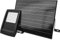 ELEDCO Foco Solar 100W Exterior, Luces Solares LED Modelo All-Black, Lámpara Solar con Mando a Distancia, Sensor de Movimiento, Sensor Crepuscular, Luz Cálida 3000K
