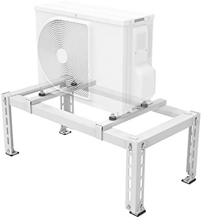 Daisypower Soporte de suelo para mini aire acondicionado dividido, sistema de bomba de calor, soporte de soporte mini dividido, soporte de suelo para condensador de 9.000 a 18.000 BTU