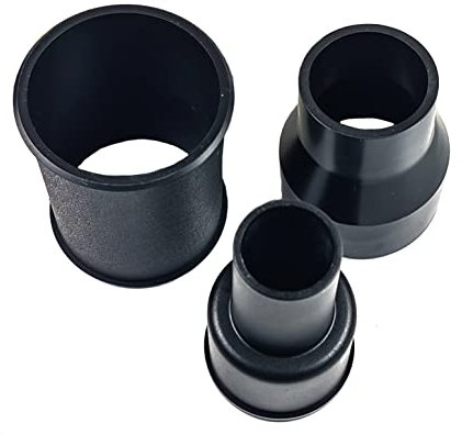 palart 3 Piece Vacuum Adapter Combo Kit Fits Wet Dry Vacuum Cleaners Connector Accessory, includes a 2-1/2 in. to 1-7/8 in. accessory adapter, a 1-7/8 in. to 1-1/4 in. and a hose-to-hose connector