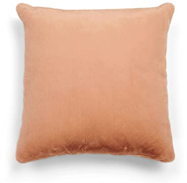 ESSENZA Dekokissen Furry Bright Terra, 50x50 cm - 100% Polyester - Uni