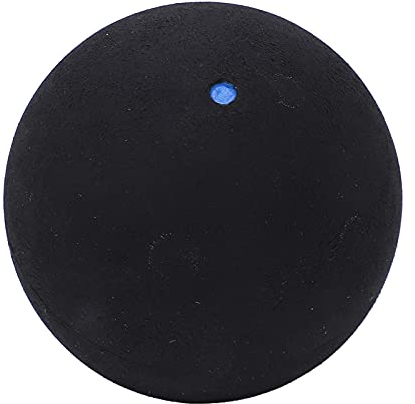 SPYMINNPOO Squash Bälle, 37mm Einzel Punkt Squash Bälle Gummi-Squash-Schläger Bälle für Anfänger-Wettkampf Training (einzelner Blauer Punkt)