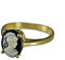 925er vergoldetes Silber - Ring - 14k Vergoldet- Lady Cameo - Gemme - Vintage Style - Verstellbar - Hochzeit - Geschenk Damen - Weihnachtsgeschenk (Ring)