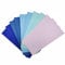 Surriba Lederpatches Selbstklebend, Kunstleder Flicken Reparaturset für Leder Ledersitz Motorrad Sofa Stühle DIY-Basteleien Lederband Blau und Violett Art