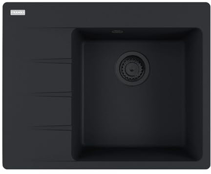 Franke Centro CNG 611-62 A Black Matt Collection - 114.0658.595 Granitspüle