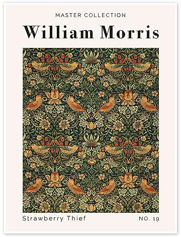 Posterlounge Strawberry Thief No. 19 Poster von William Morris 50 x 70 cm Wandbilder Wanddeko
