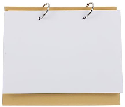 Schreibtischunterlage, Kalender, Planer, 1 Set, blanko, Tischkalender, lose Blätter, Kraftpapier, Mini-Schreibtischkalender und Zubehör