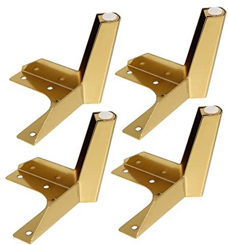 HEMOTON 4stücke Eisen Möbelfüße Schrankfüße Sofafüße Stützfüße Für Teetisch Und Bücherregal Installieren