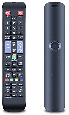 TCNOUMT Universal-Fernbedienung Passend für Samsung Smart TV AA59-00790A BN59-01178B BN59-01178R AA59-00786A UE32F5000AW UE39F5300AW UE39F5500AK UE40F6200AK UE46F5300AK UA60H6300AW