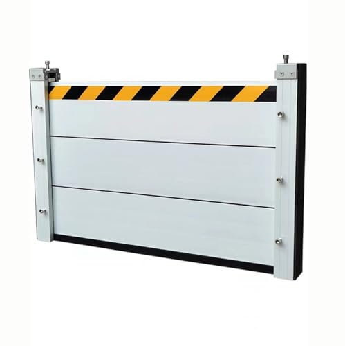 Barrière verticale amovible réutilisable pour les inondations, facile à assembler pour une utilisation en extérieur/intérieur, idéale pour les portes de garage, les sous-sols et les patios, 2 m de