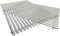 Nordic Bbq Store Grilles de cuisson de 47,6 cm pour barbecues à gaz Weber Genesis II 300 et Genesis II LX 300, Genesis II E&S 310 315 320 325 340, pièces de rechange pour Weber 66095, acier inoxydable
