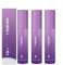 Lila Lippenbalsam-Stift, Lippenbalsam-Creme für Trockene, Temperatur-Farbwechsel-Lippenglanz, Rissige Lippen, Lang Anhaltende Lippenfeuchtigkeit für Frauen, Aufbaubare Lippenfarbe (3PC)