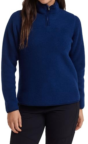 Dilling Pullover aus natürlichem Merino Wollfleece für Damen