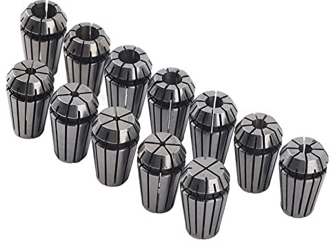 Er 16 Collet Chuck, Router Collet Kit CNC -Gravurfräse 12pcs Chuck Genau