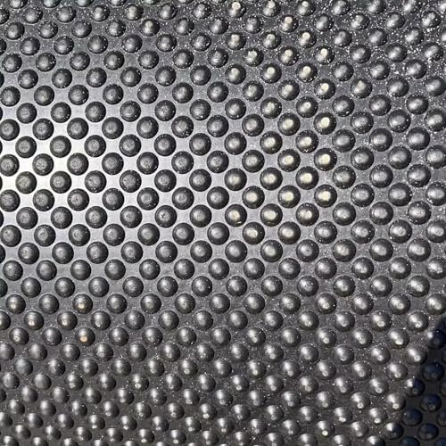 Elitix Raised Anti-slip Garage Floor Mat 1/4 Thickened, Garage Rubber Floor Mat Heavy Duty Rubber Flooring Rolls, Under the Grill Protective Deck Patio Mat(L 1m x W 2.2m)