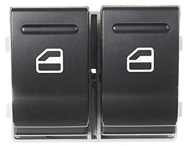 Fensterschalter Für neuen Fensterheberschalter, 7E0959855 7E0959855B für Volkswagen für VW für Transporter T5 T6 2005-2014 Schalter für die Glassteuerung vorn links(7E0959855B)
