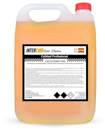Detersivo sgrassante schiumogeno concentrato – Pulizia profonda dei cerchioni – Rimuove sporco, grasso e residui organici – Caraffa da 5 litri – Detergente per cerchioni – Uso professionale