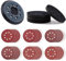 5 8 Hole Metal Sander Pad S Compatible with DeWalt Orbital DWE6421 with 4PCS 5 inch 8 Hole Hook Loop Foam Sanding Backing Pads & 36PCS Sanding Discs Include 100/150/180/240/320/400 Grit